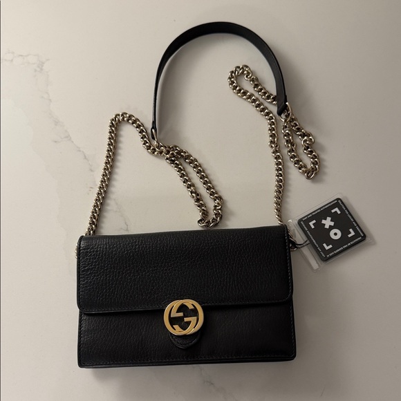 Gucci Handbags - Gucci Black Crossbody Bag